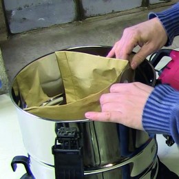 Bolsa de polvo desechable de 8 galones para aspiradoras Einhell9